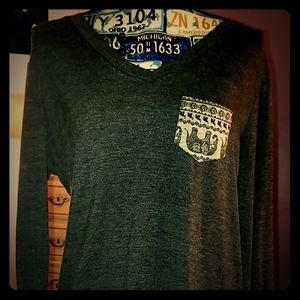 Rue21 Long Sleeve Elephant Shirt